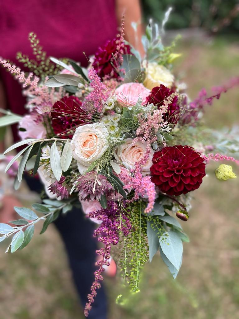 Bouquet Dahlia Rossa