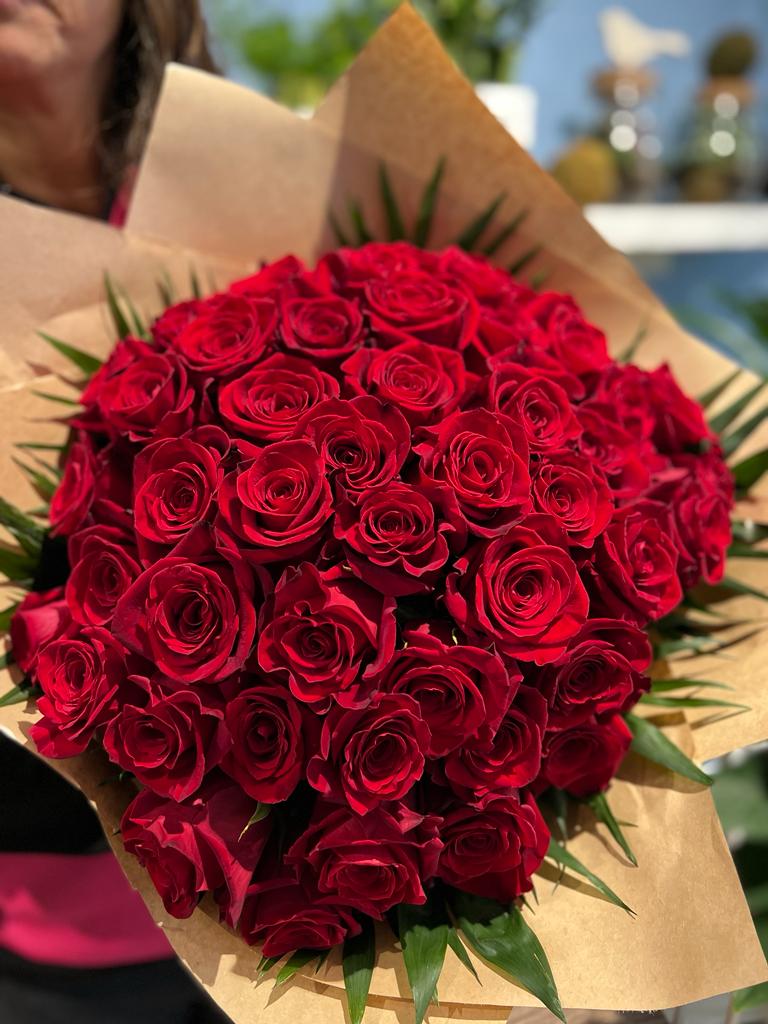 Anniversario 50 Rose Rosse